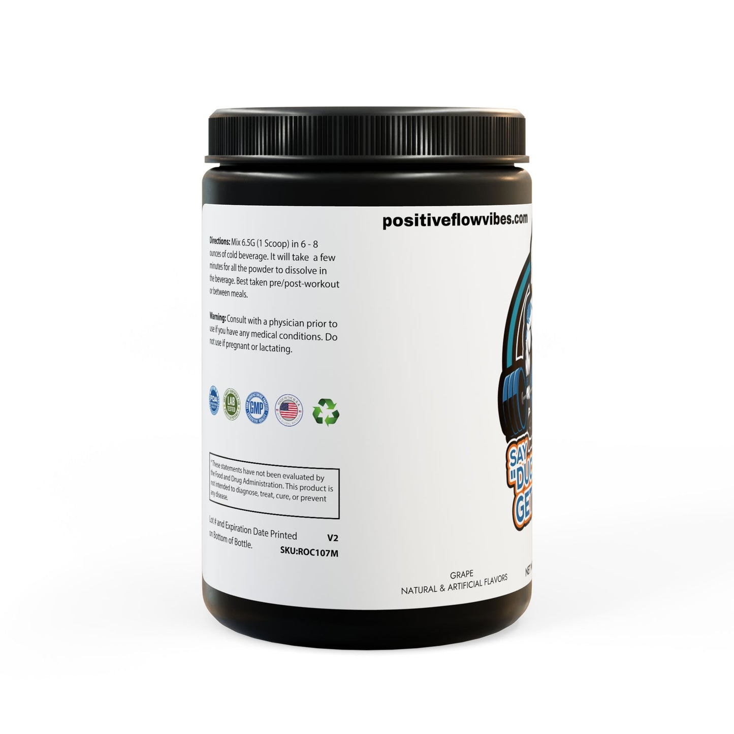 BCAA Supplement, Grape (325g, 11.46oz, 50 servings)
