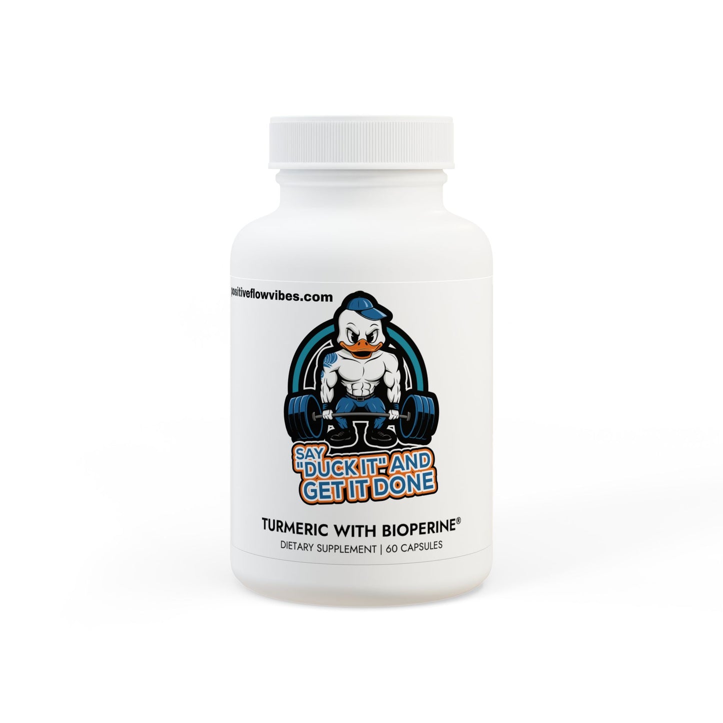 Turmeric with BioPerine® (Black Pepper Fruit Extract) Supplement (60 Capsules)