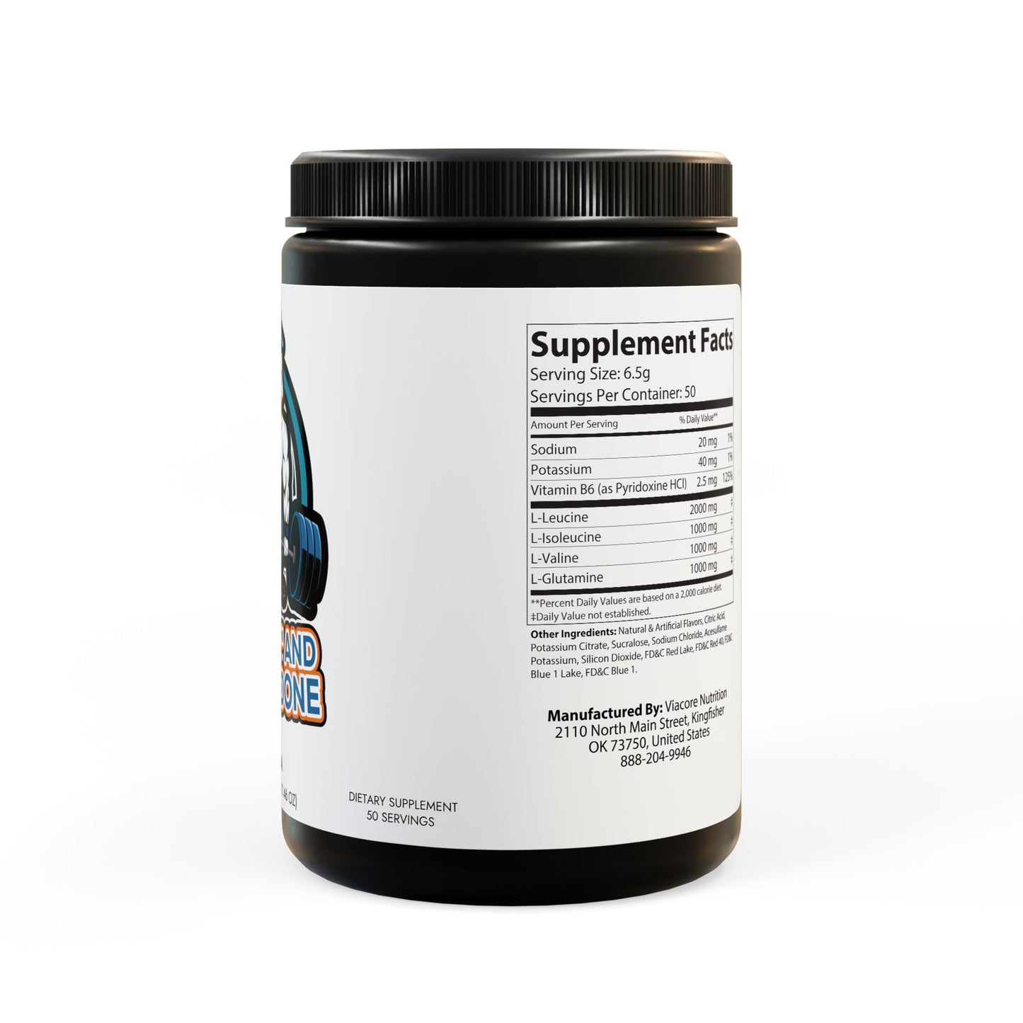 BCAA Supplement, Grape (325g, 11.46oz, 50 servings)