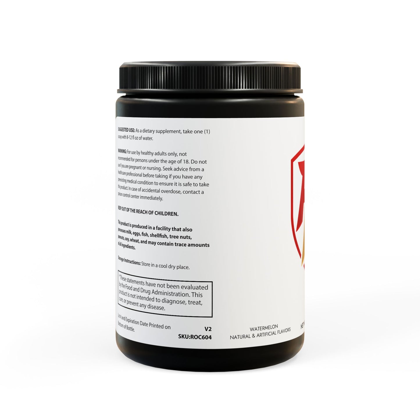 BCAA Supplement, Watermelon (325g, 11.46oz, 45 servings)