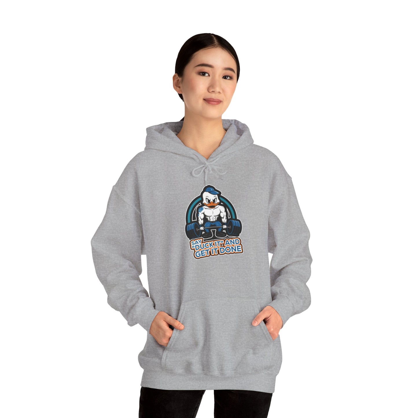 Duck it Unisex Heavy Blend Hooded Sweatshirt