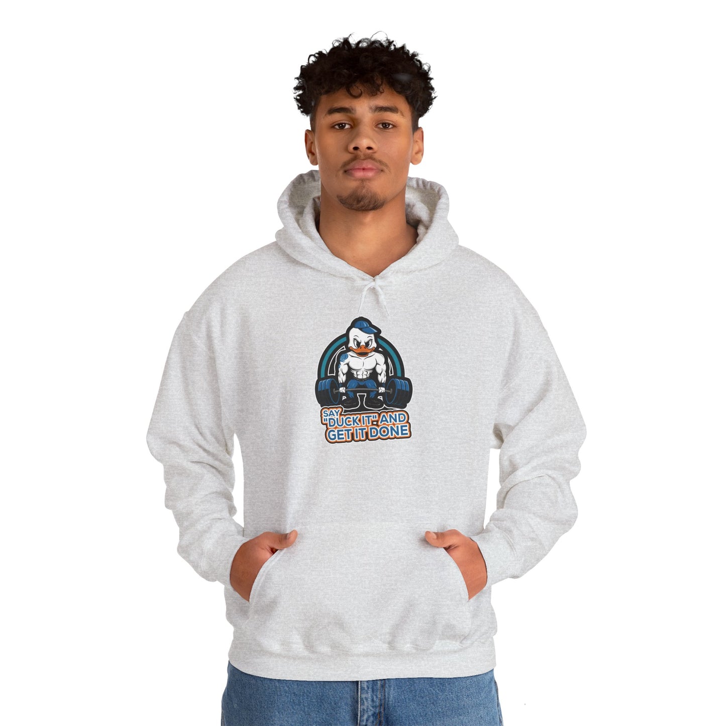 Duck it Unisex Heavy Blend Hooded Sweatshirt