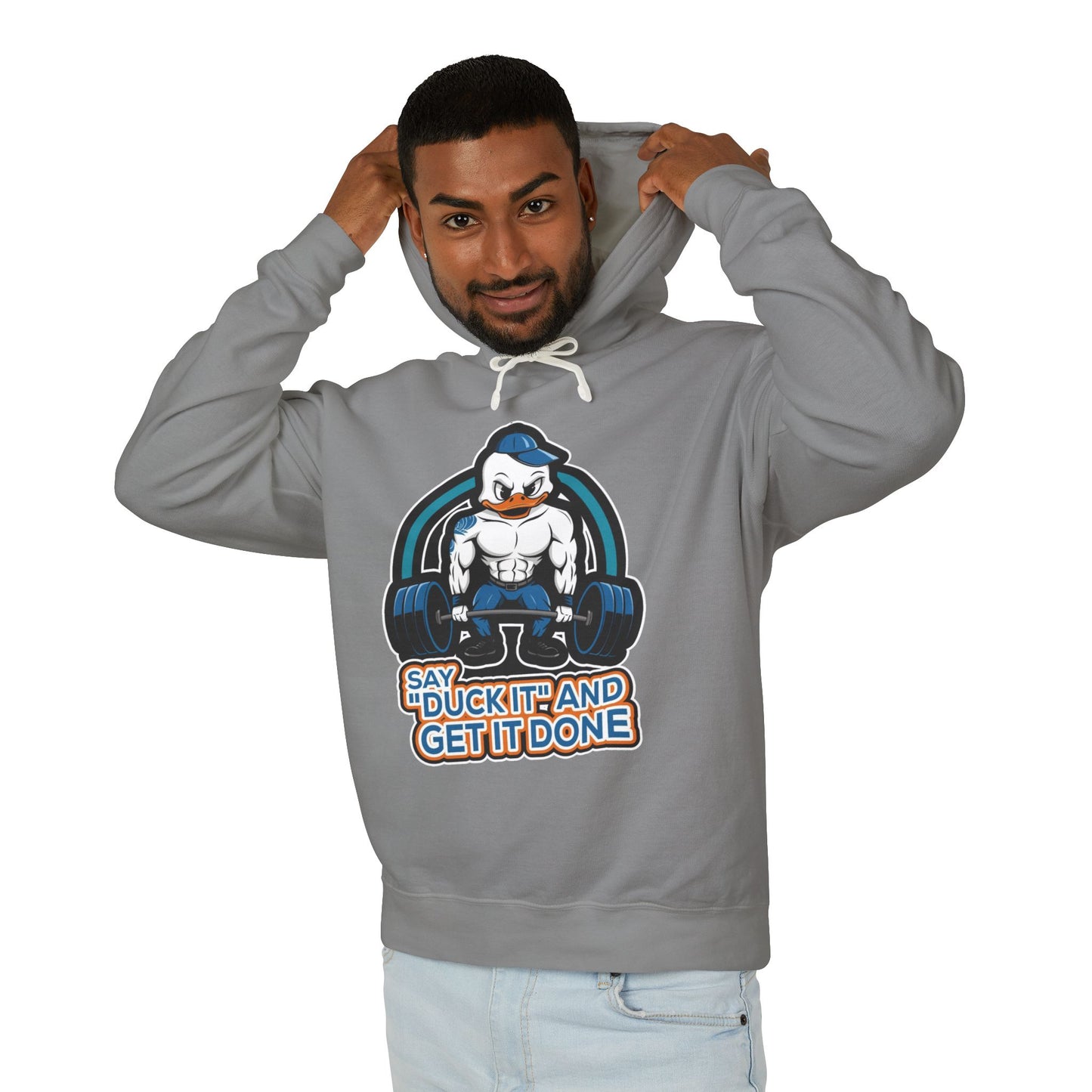 DUCK IT Unisex Lightweight Hooded Sweatshirt