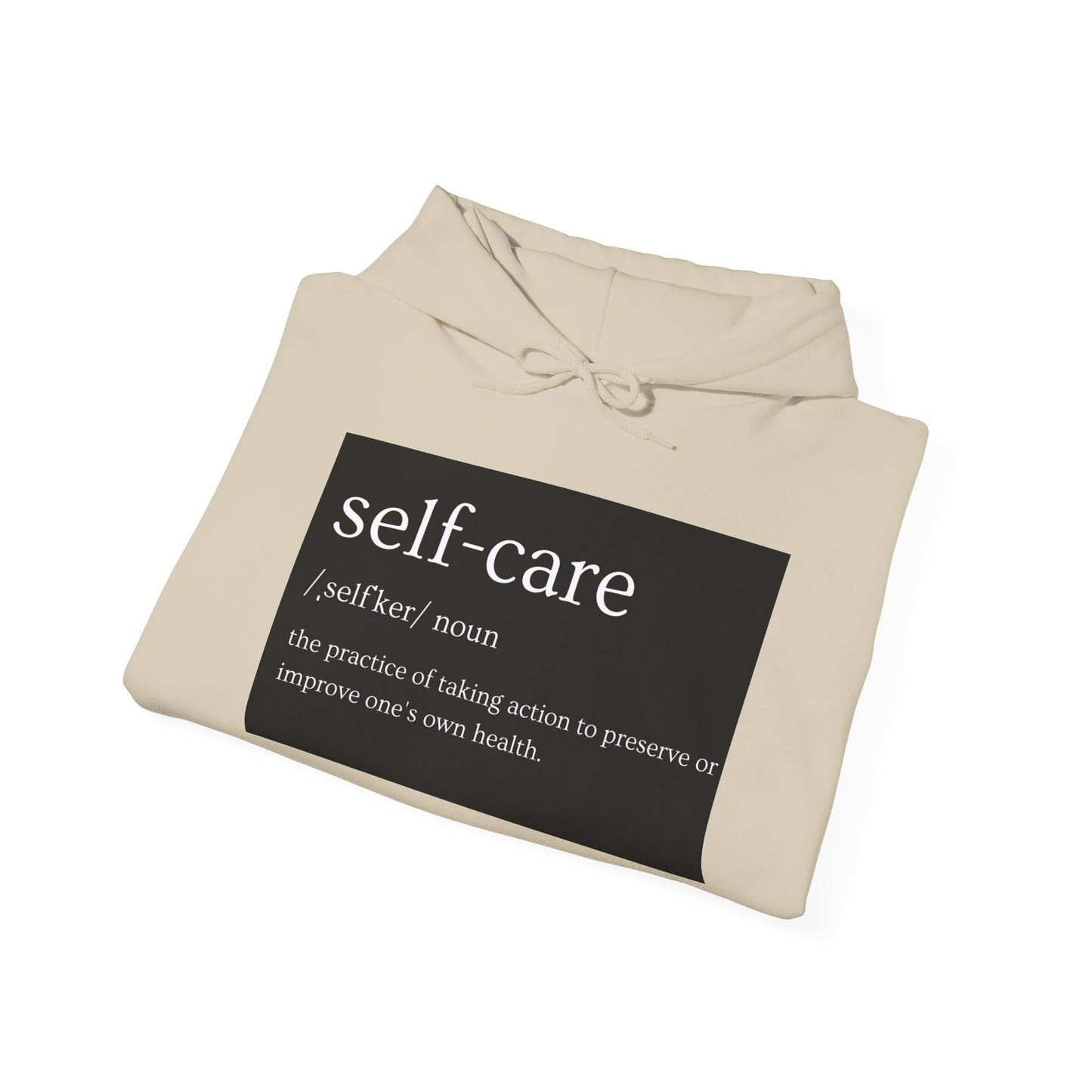 Self-Care Hooded Sweatshirt