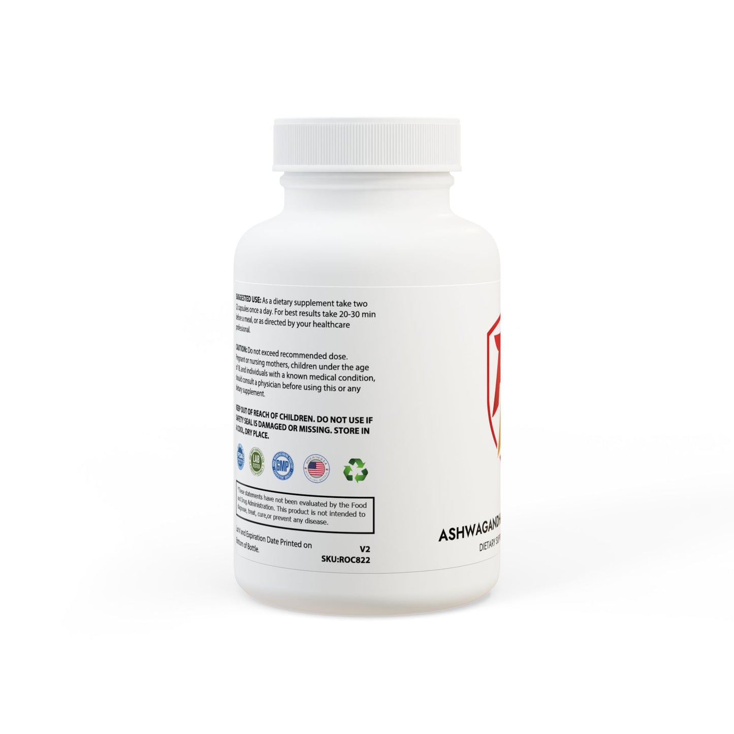 Ashwagandha and Black Pepper Supplement (60 capsules)