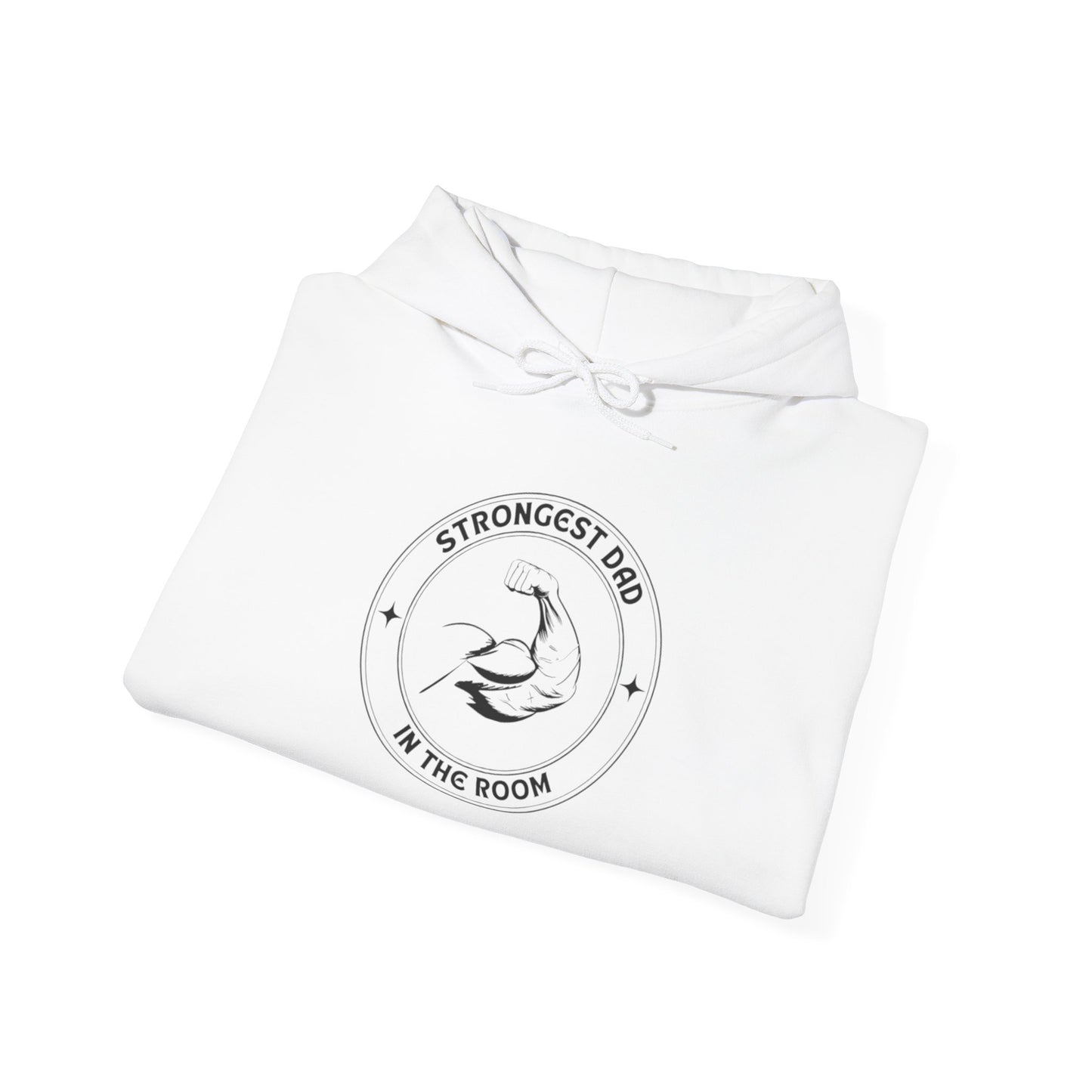 STRONGEST DAD Hooded Sweatshirt