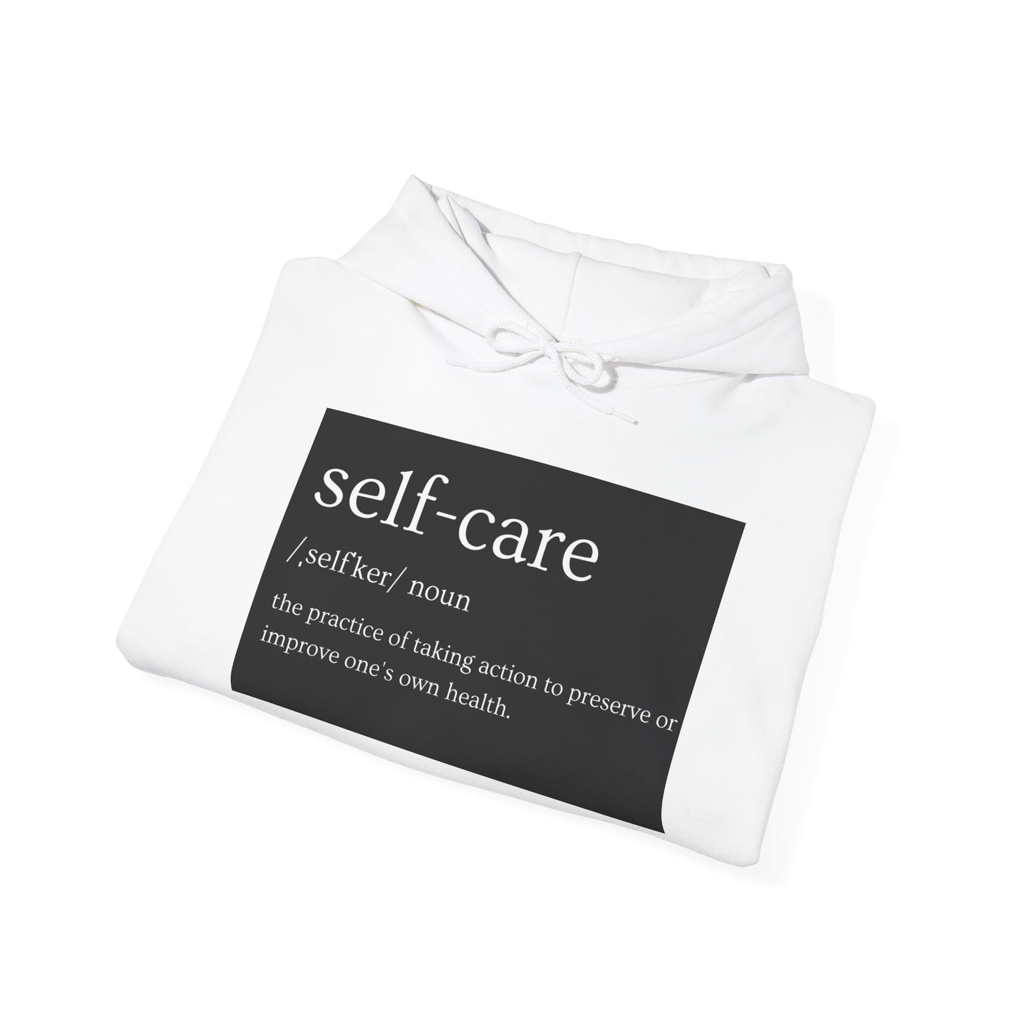 Self-Care Hooded Sweatshirt