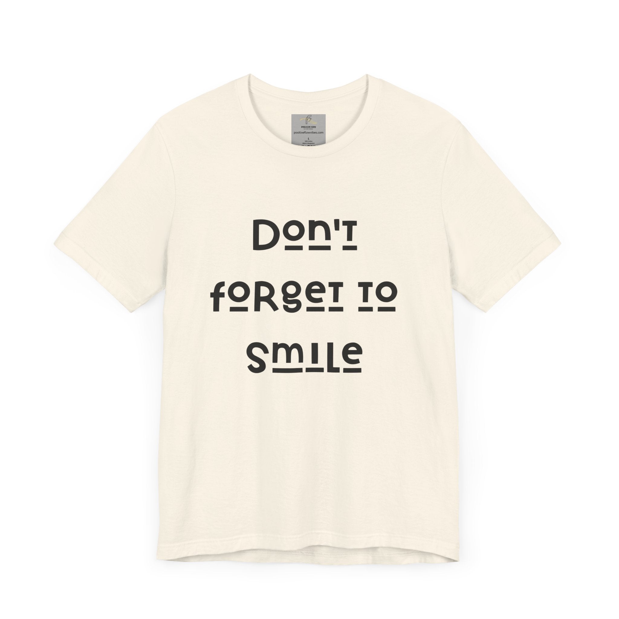 Don't Forget To Smile Jersey Short Sleeve Tee