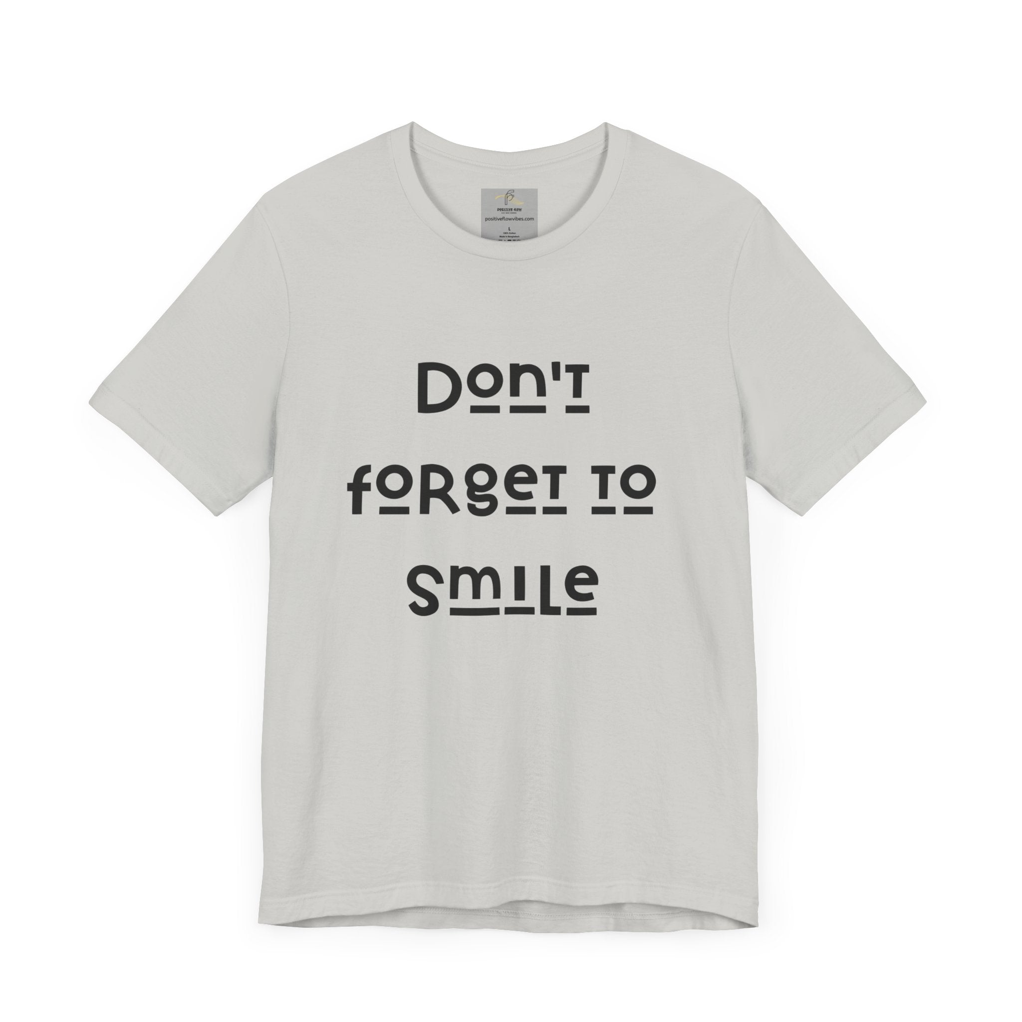 Don't Forget To Smile Jersey Short Sleeve Tee
