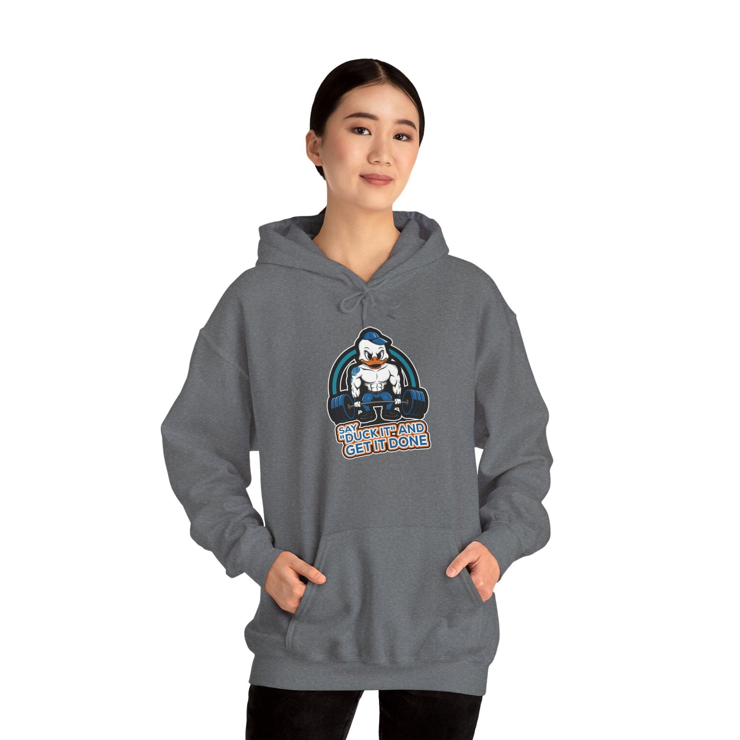 Duck it Unisex Heavy Blend Hooded Sweatshirt