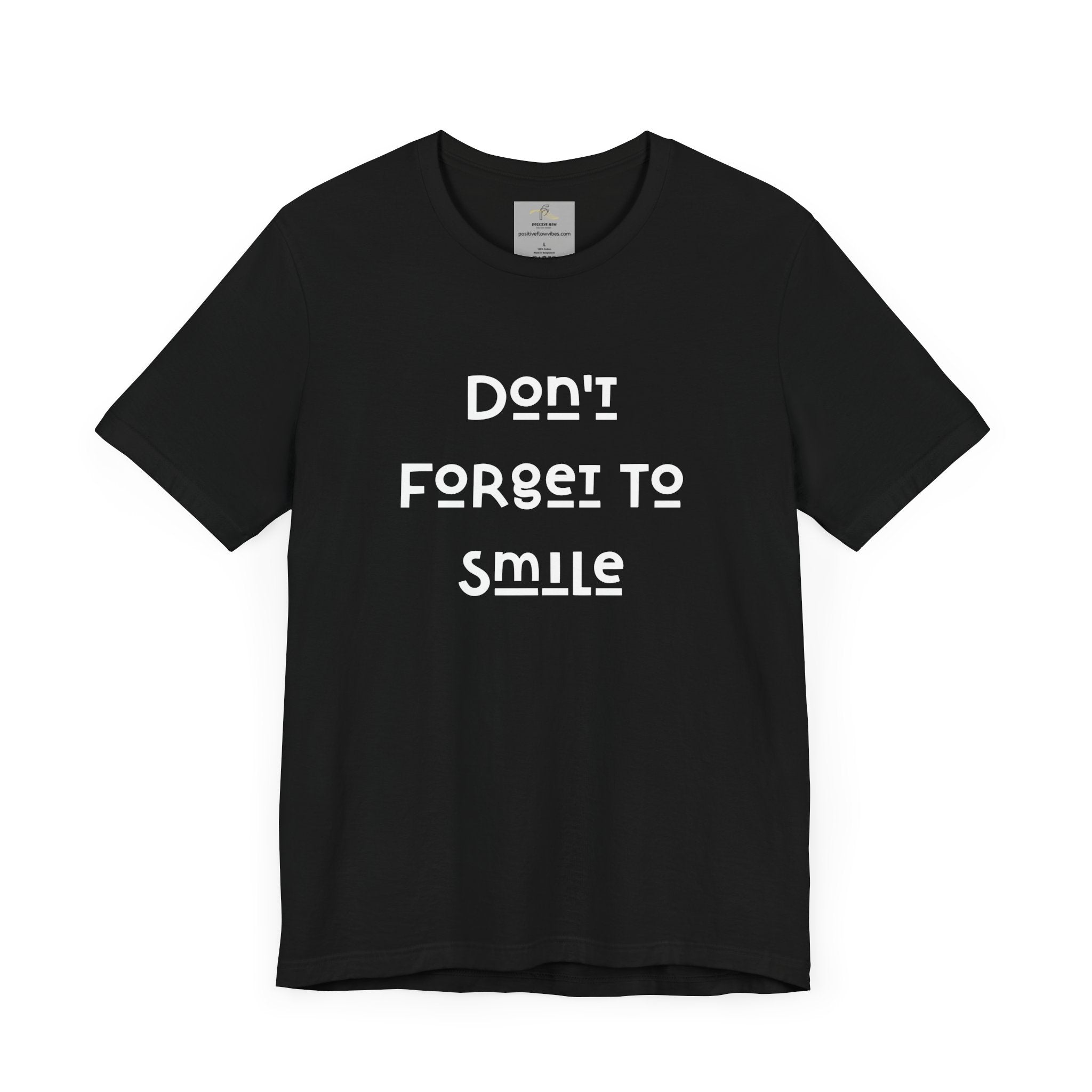 Don't Forget To Smile Jersey Short Sleeve Tee