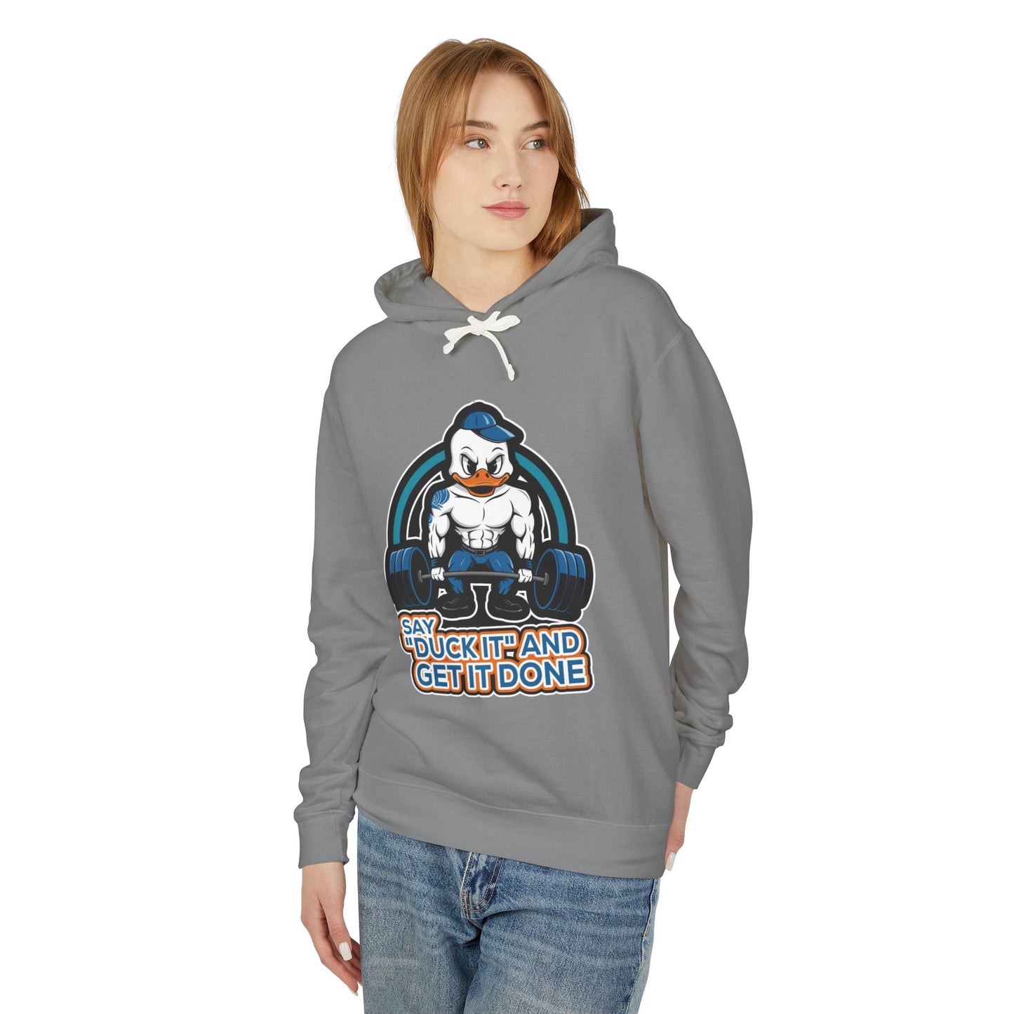 DUCK IT Unisex Lightweight Hooded Sweatshirt