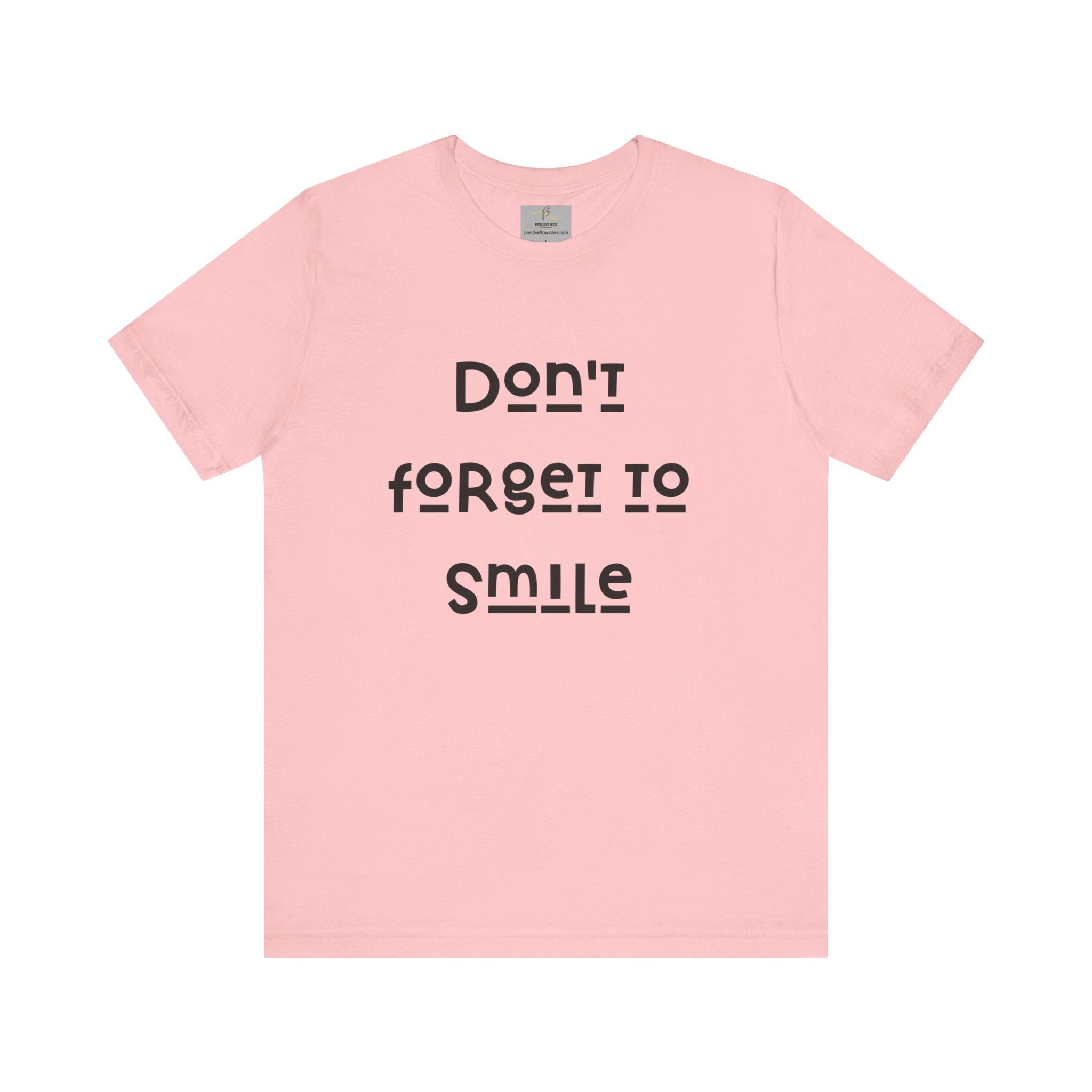 Don't Forget To Smile Jersey Short Sleeve Tee