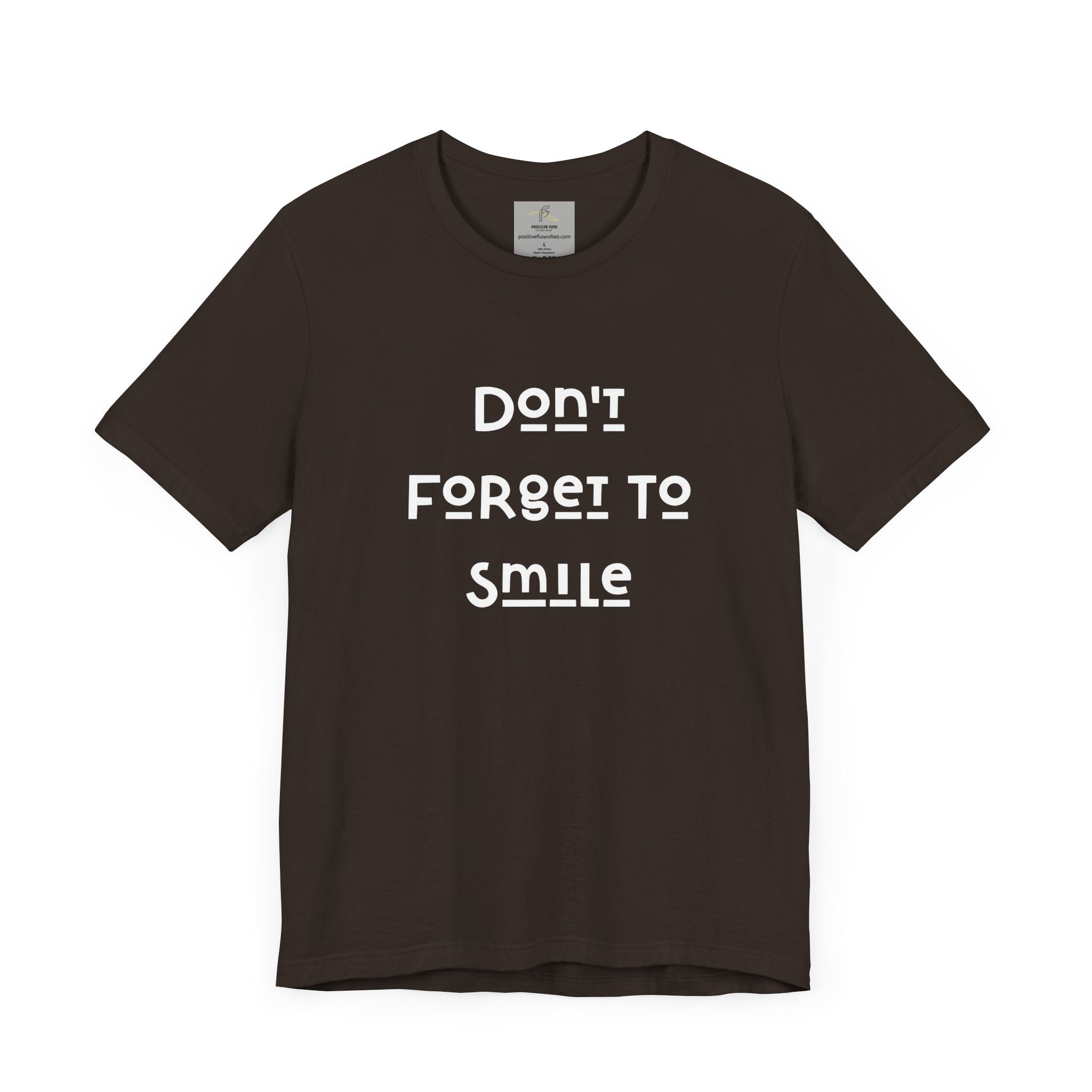 Don't Forget To Smile Jersey Short Sleeve Tee