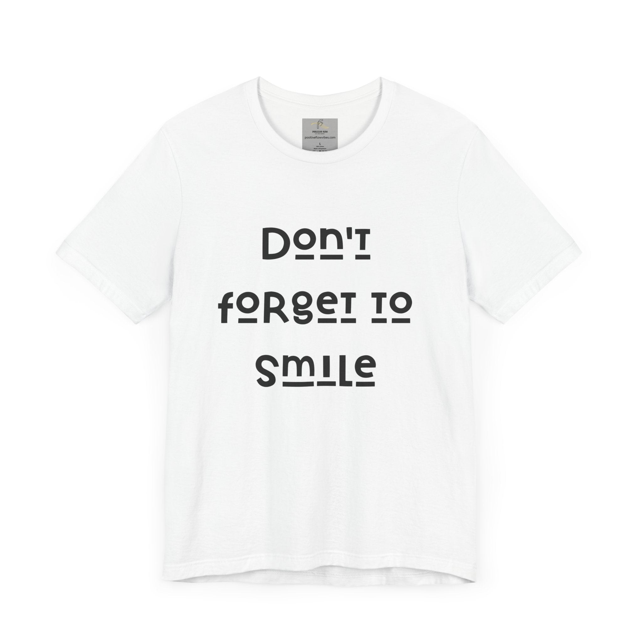 Don't Forget To Smile Jersey Short Sleeve Tee