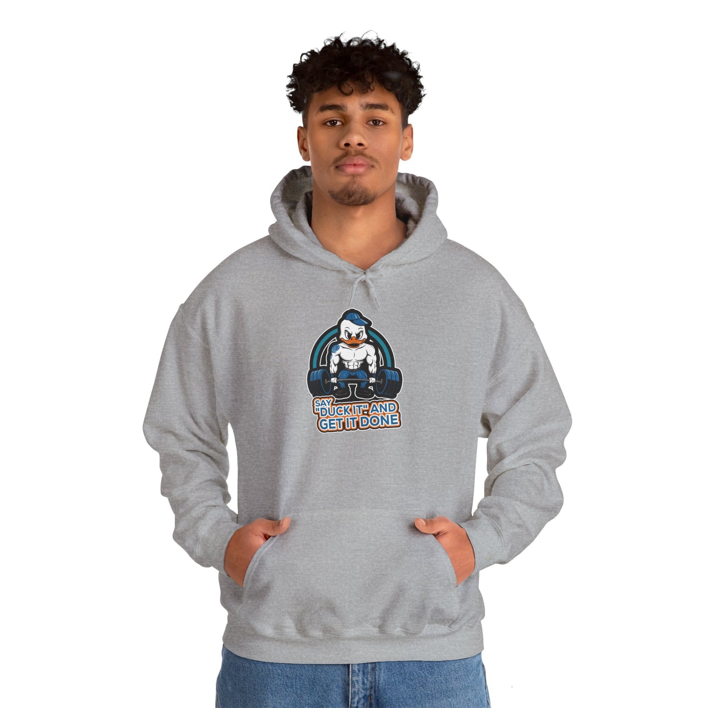 Duck it Unisex Heavy Blend Hooded Sweatshirt