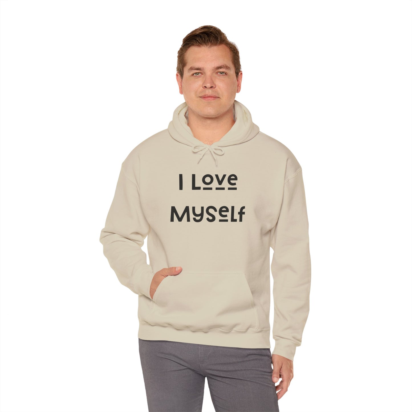 I Love Myself Hooded Sweatshirt