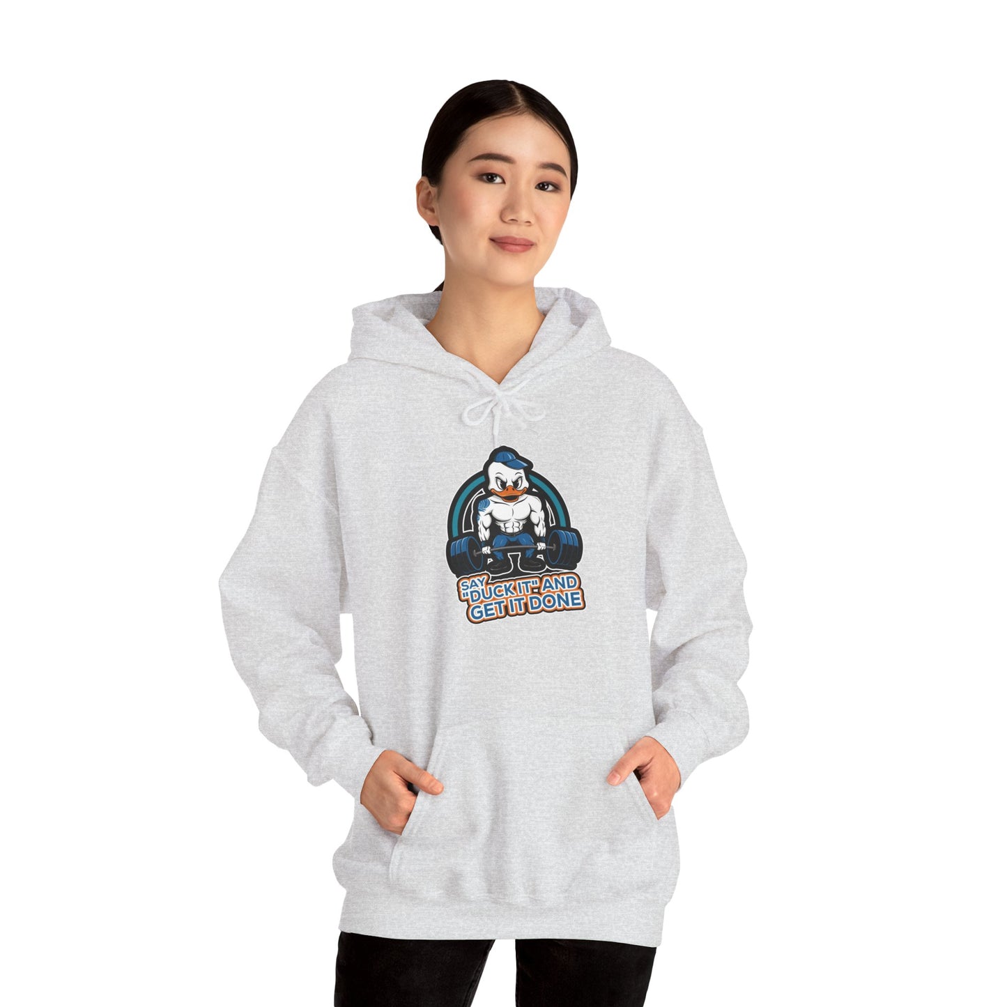 Duck it Unisex Heavy Blend Hooded Sweatshirt