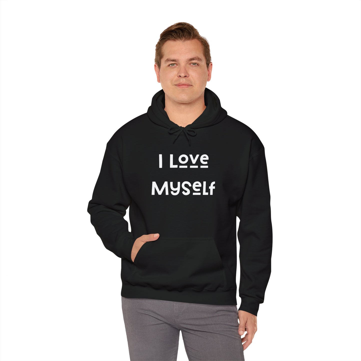 I Love Myself Hooded Sweatshirt