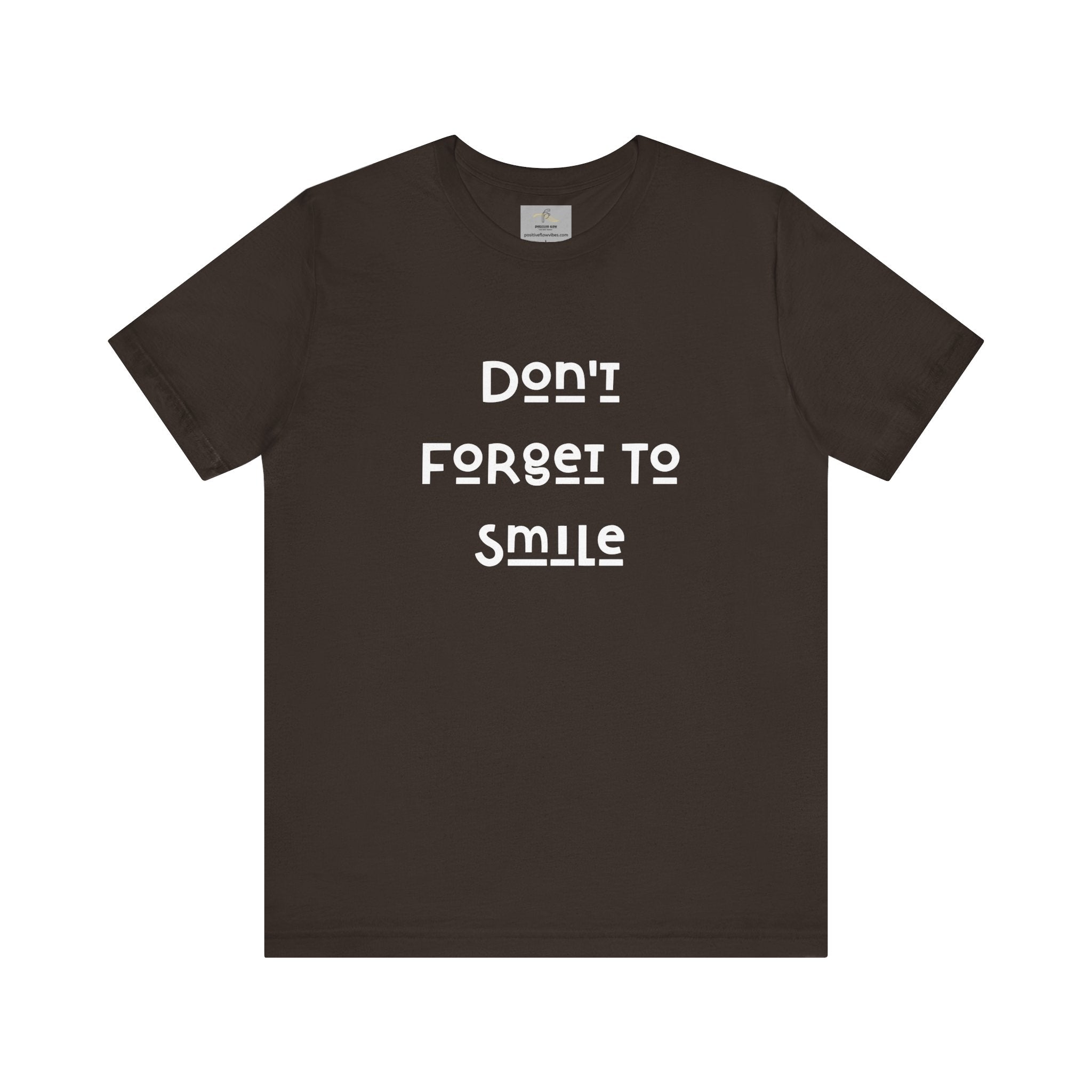 Don't Forget To Smile Jersey Short Sleeve Tee