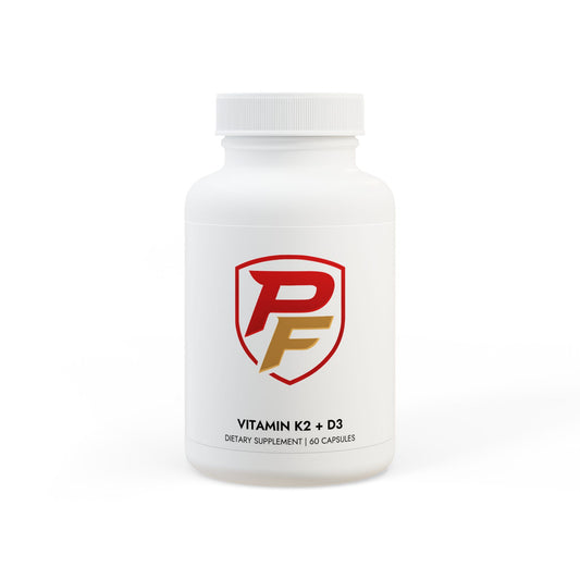 Vitamin K2 + D3 Supplement (60 Capsules)