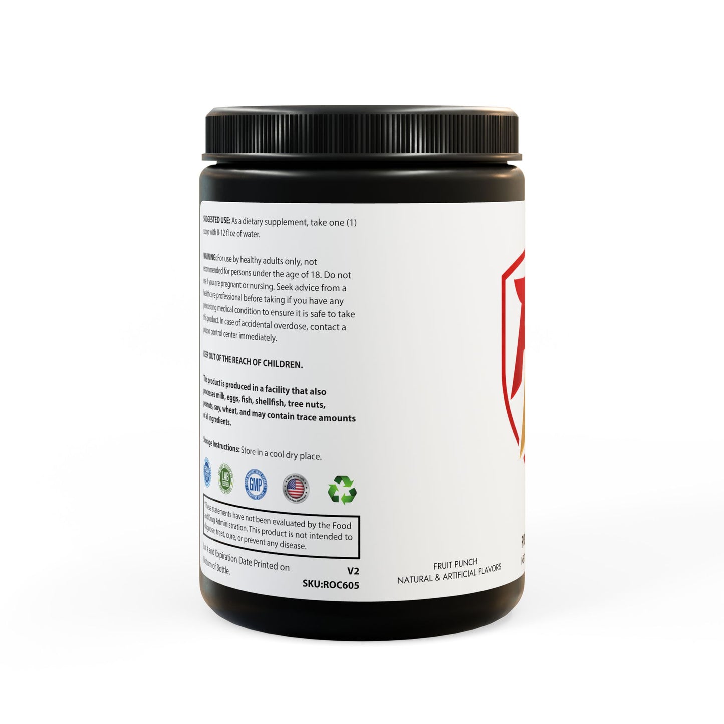 Pre-Workout Supplement, Fruit Punch (204g, 7.1oz)