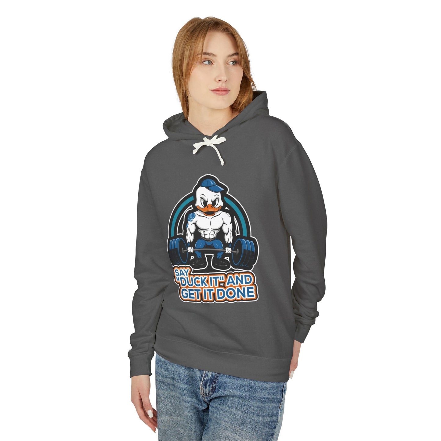 DUCK IT Unisex Lightweight Hooded Sweatshirt