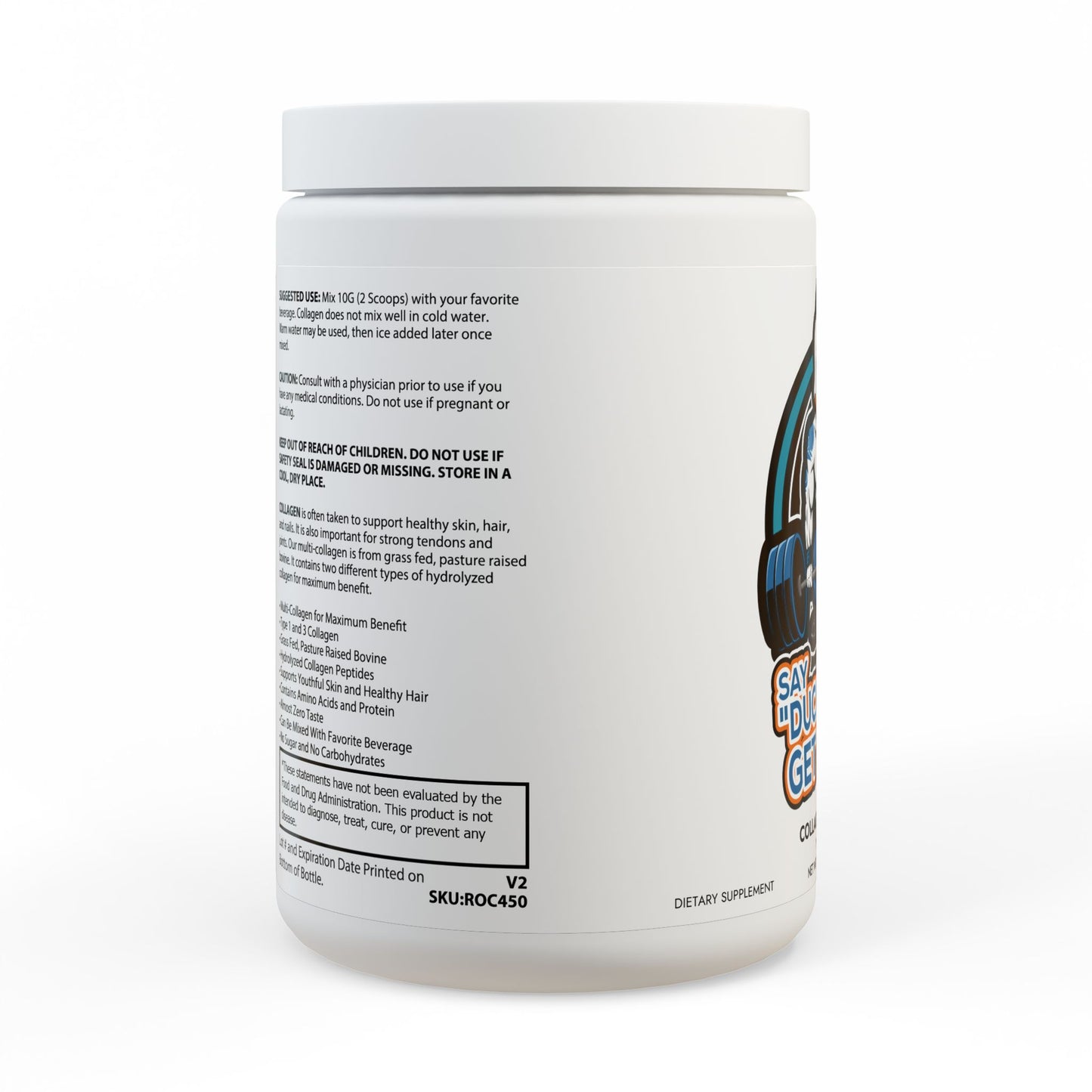 Collagen Peptides Type I & III Supplement (350g, 12.3oz)