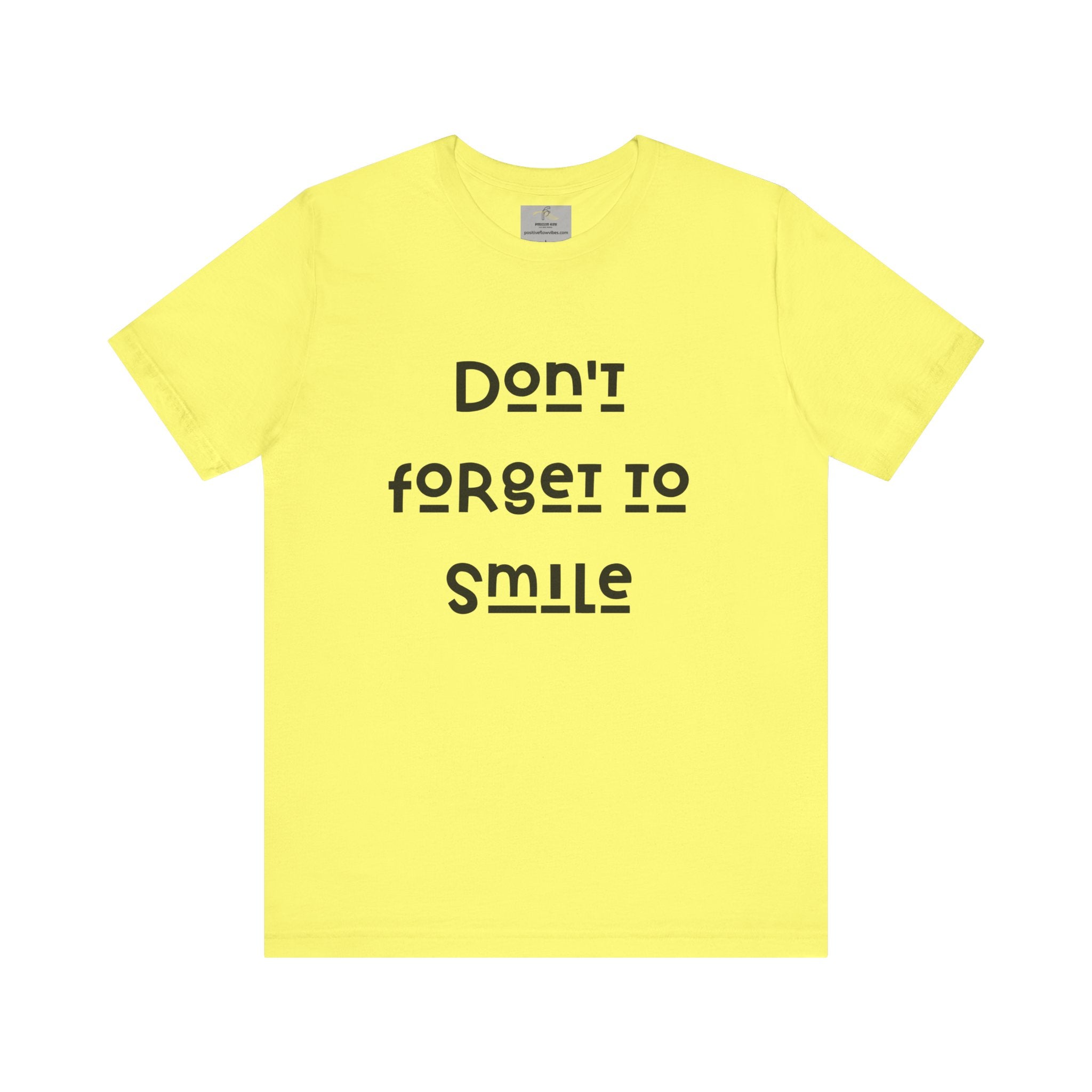 Don't Forget To Smile Jersey Short Sleeve Tee