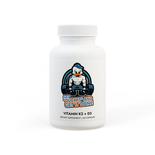 Vitamin K2 + D3 Supplement (60 Capsules)