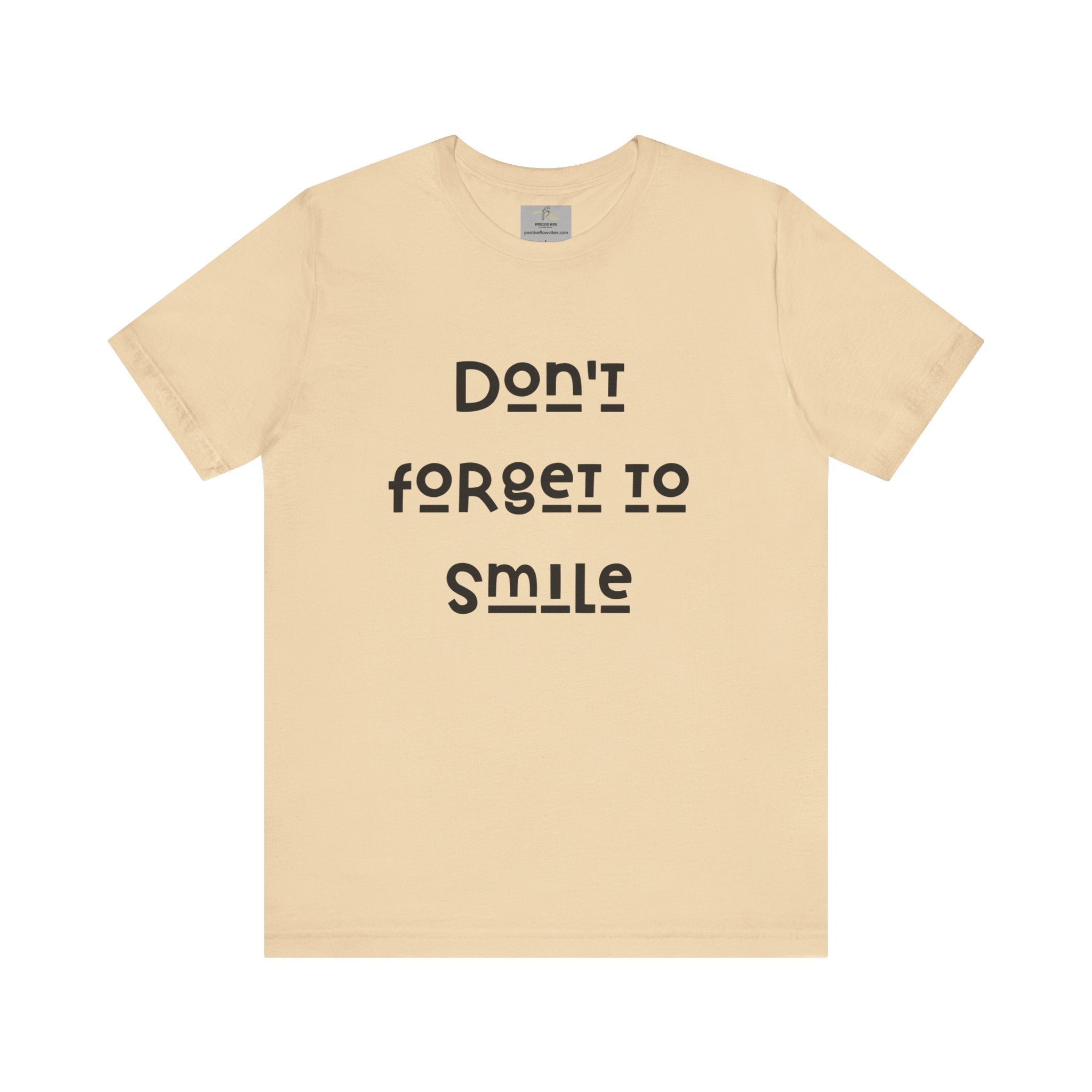 Don't Forget To Smile Jersey Short Sleeve Tee