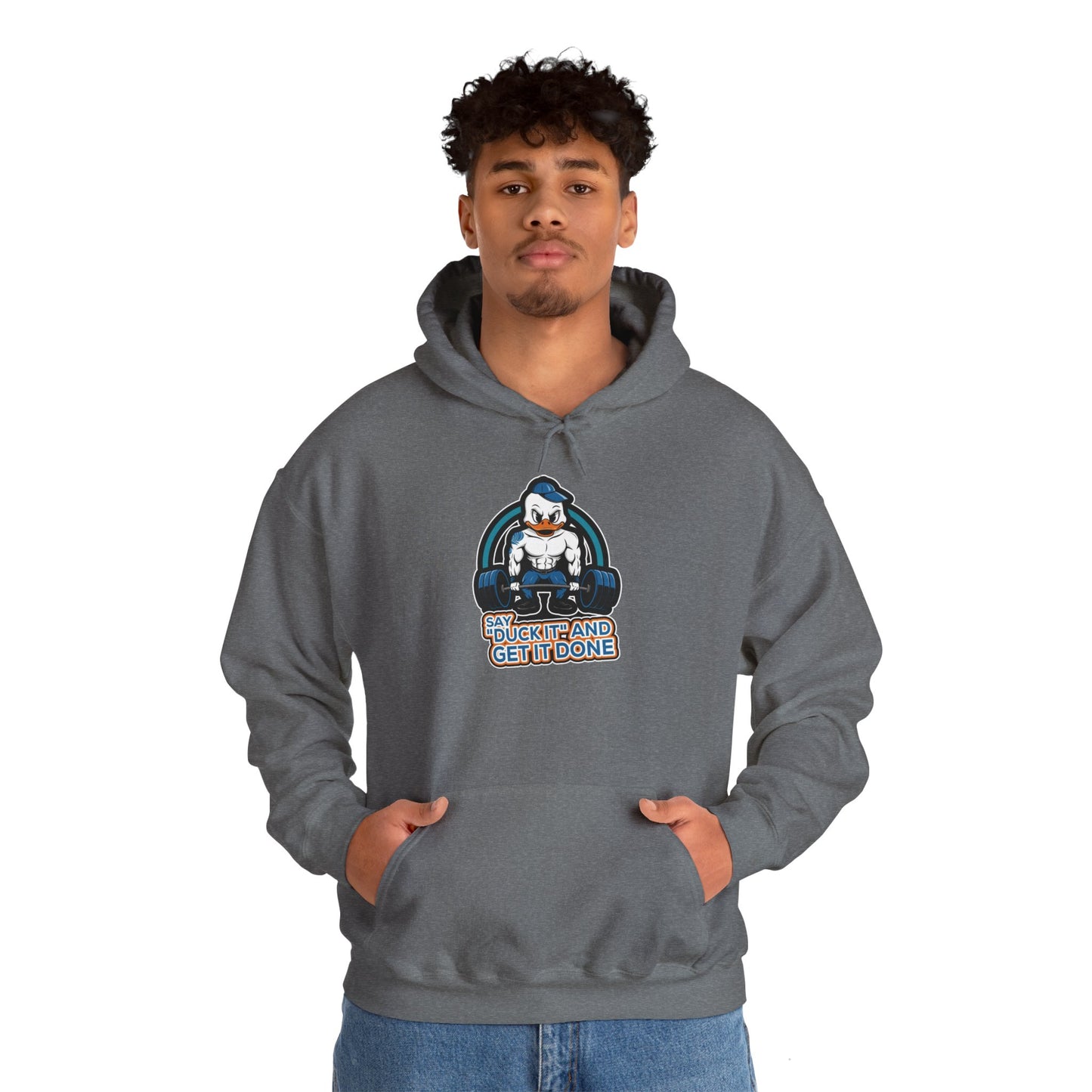 Duck it Unisex Heavy Blend Hooded Sweatshirt