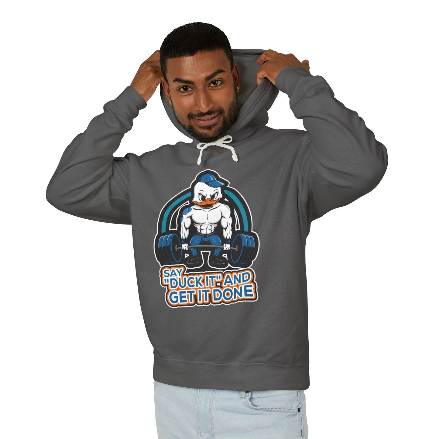 DUCK IT Unisex Lightweight Hooded Sweatshirt